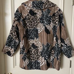 Animal print jacket